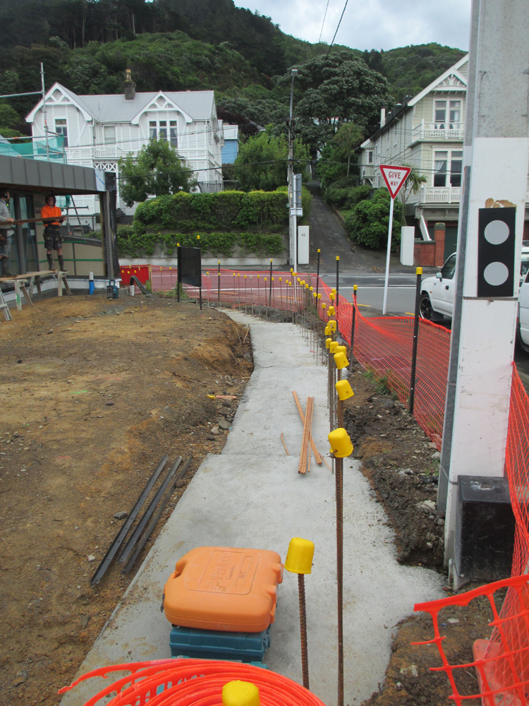 boundary wall footings